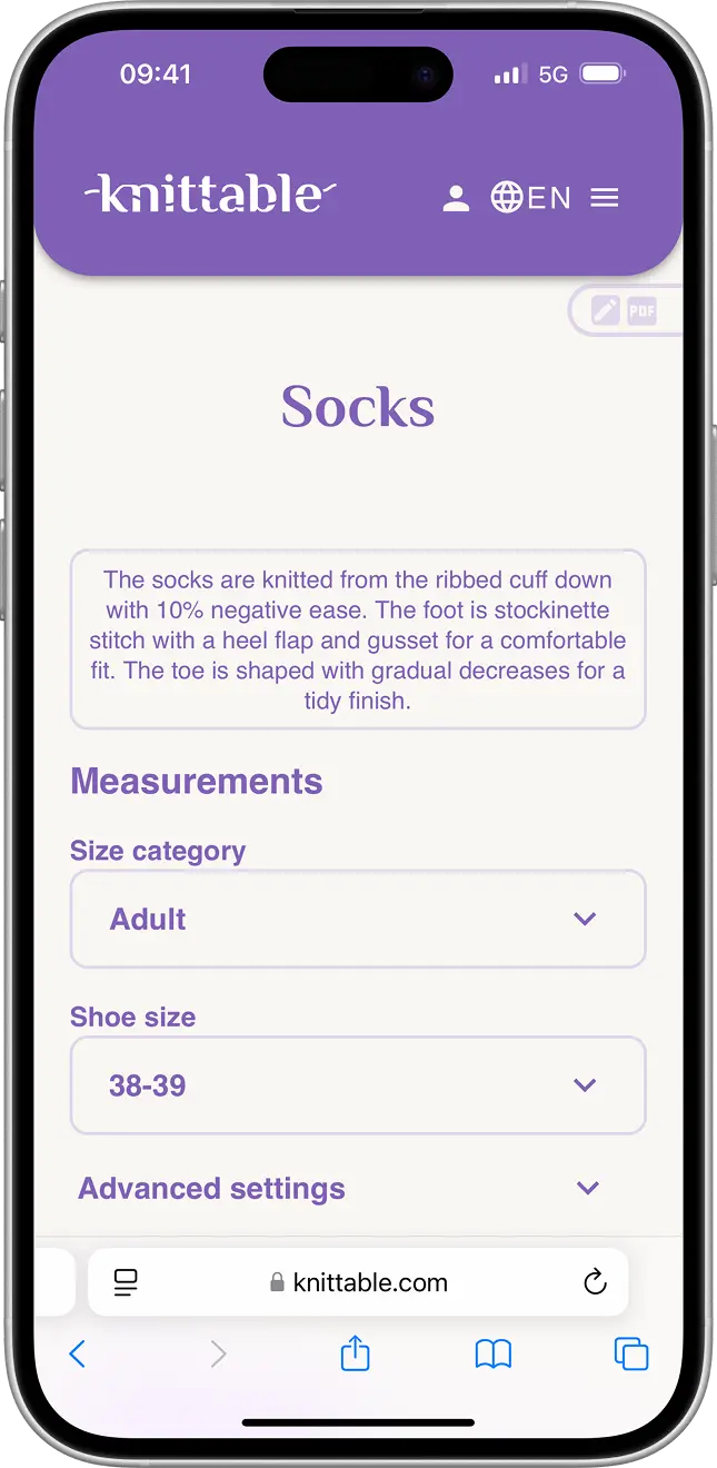 Mobile view of Knittable