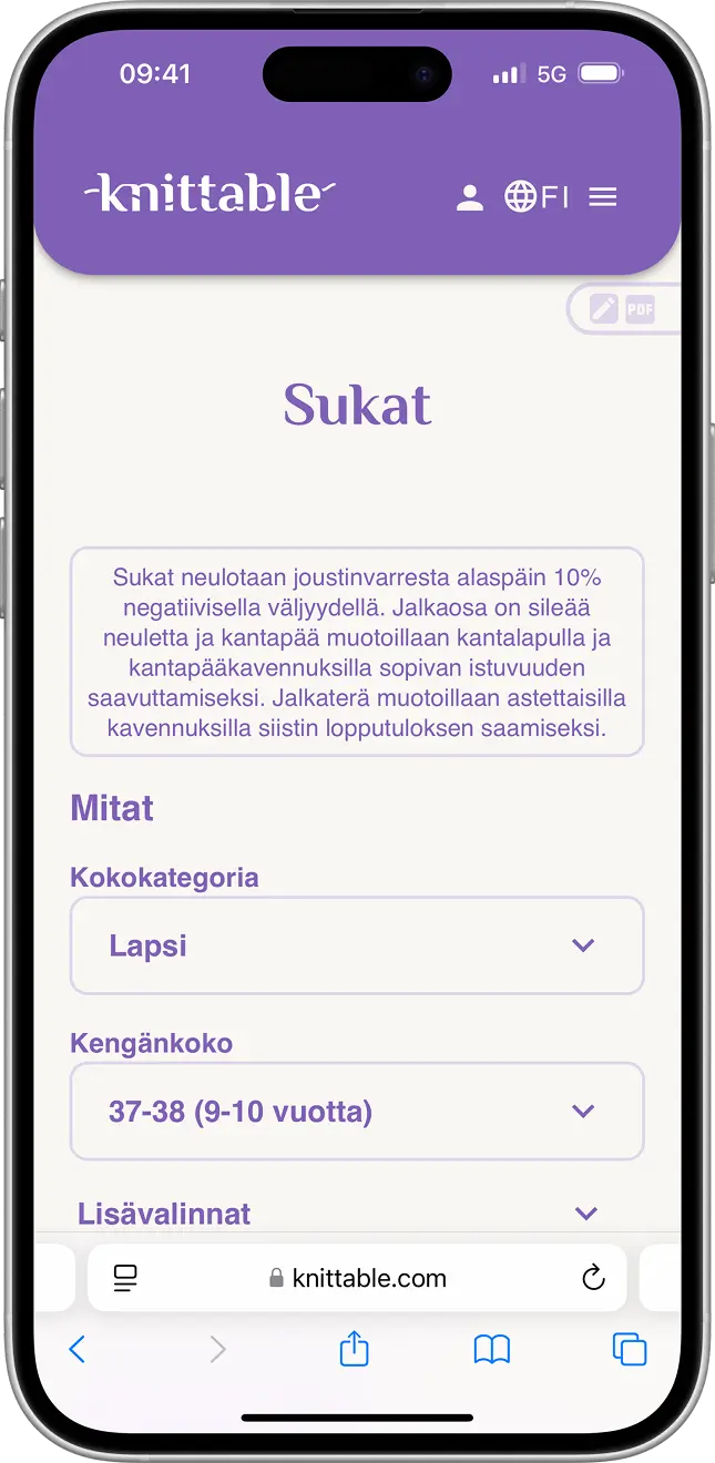 Mobile view of Knittable