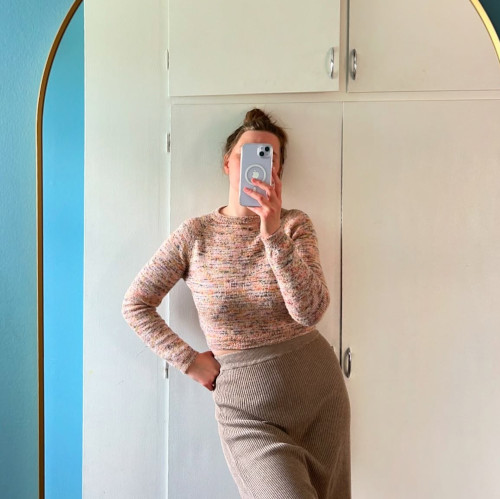 tailored adult raglansweater