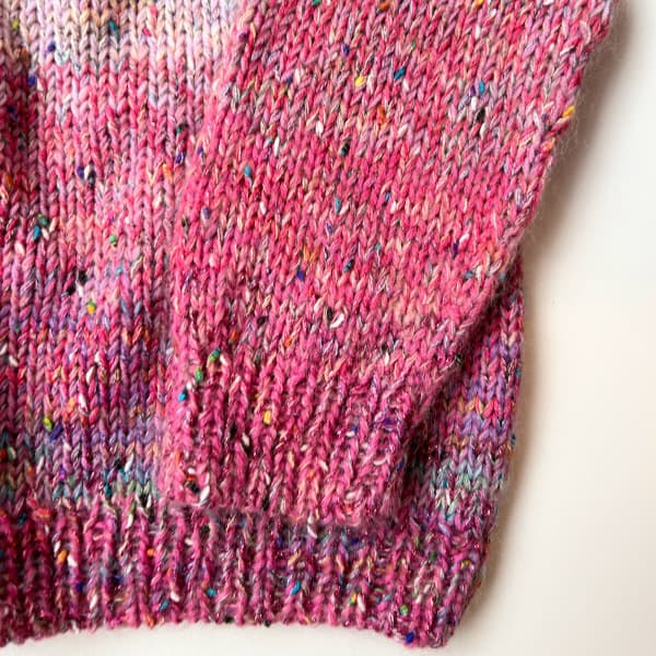 Stroff á afgangapeysu